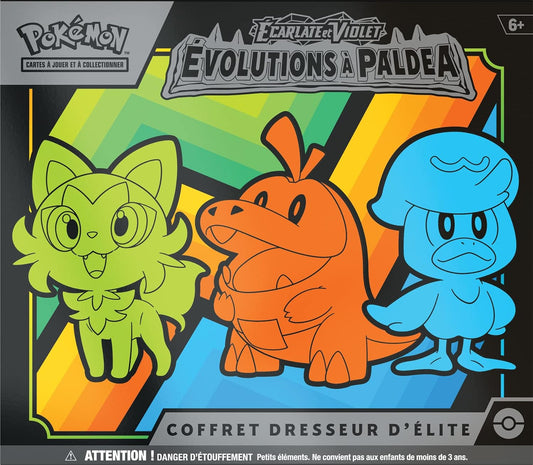PokΓ©mon - Coffret Dresseur d'Γlite - Ecarlate et Violet - Evolutions Γ PaldΓ©a (EV02)