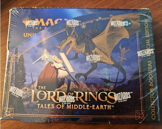 Boîte de boosters collector édition spéciale Le Seigneur des Anneaux : chroniques de la Terre du Milieu